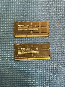 iMac A1312 Elpida 8GB 2 x4GB 2Rx8 PC3-12800S EBJ40UG8EFU5-GNL-F RAM - Picture 1 of 1