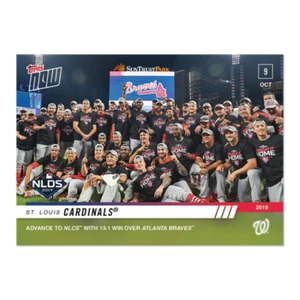 2019 Topps Now # 990 St. Louis Cardinals Advance to NLCS 13-1 Win - Bild 1 von 2