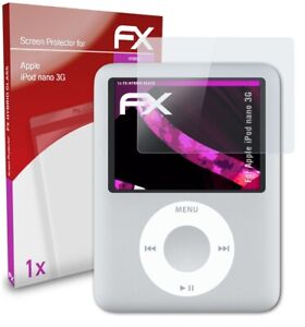 atFoliX Glass Protector for Apple iPod nano 3G 9H Hybrid-Glass