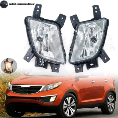 Faro antiniebla izquierdo derecho parachoques delantero antiniebla lámpara de conducción para KIA SPORTAGE 2011-2013 Foto 1 de 4