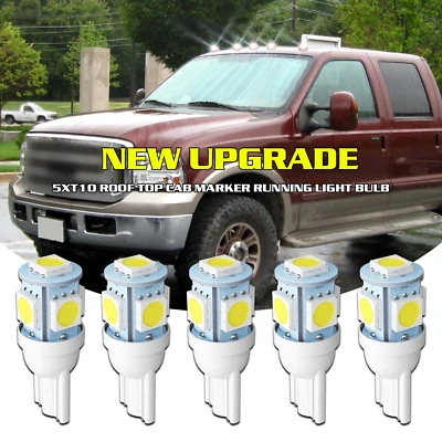 5x Roof Top Cab Marker Running Light Bulbs Fit Ford F250 F350 Super Duty 2001 - Image 1 of 4