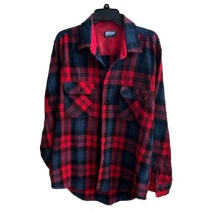 Vintage Fieldmaster Plaid Shirt Shacket size Tall-XL Wool blend - Picture 1 of 5