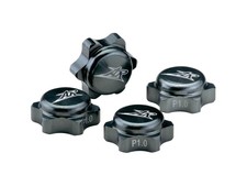 Ansmann Racing - Dado Ruota chiuso Grigio 17mm x1.00 (Pz.4)