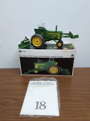 1/16 Ertl John Deere JD Model 720 W/ 80 Blade 45 Loader Precision  - Image 1 of 4