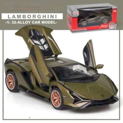 1:32 Alloy Lamborghinis SIAN Sport Car Model Diecast Racing Toy Pull Back Car - Image 1 of 4