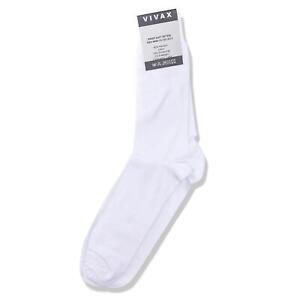 Belgium Military quality VIVAX sports socks plain white hiking camping footwear