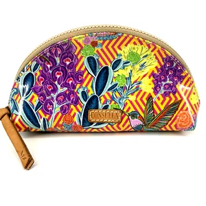 Consuela Floral Cosmetic Pouch Multicolor Floral Cactus Size OS - Picture 1 of 5