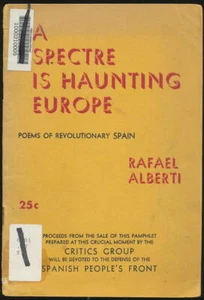 A SPECTRE IS HAUNTING EUROPE. Poems of Revolutionary Spain - Picture 1 of 1