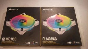 CORSAIR QL Series iCUE QL140 RGB 140mm RGB LED White Fan Single Fan - Afbeelding 1 van 5