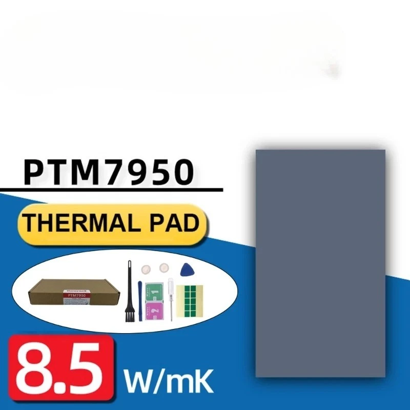Almohadilla térmica conductora 8,5 W - Hoja de almohadilla de silicona de cambio de fase Honeywell PTM7950 Foto 1 de 4