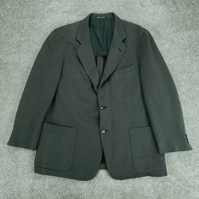 Blazer Giorgio Armani para Hombres 44R Verde Mezcla de Lana Chaqueta No Estructurada Hecha en Italia Foto 1 de 4