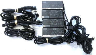 批量 4 件 正品 联想 便携式电脑 充电器 交流电源适配器 USB-C 尖 20V 2.25A 45W — 第 1/3 张图片