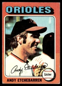 1975 Topps Mini Andy Etchebarren Baltimore Orioles #583 - Bild 1 von 2