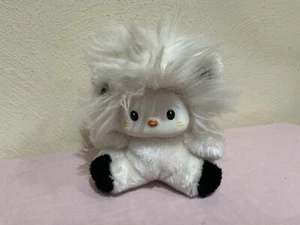 VTG. 1983 APPLAUSE PLUSH WHITE BANDY LION, VINYL FACE, KOREA - Picture 1 of 11