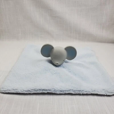 Manta de seguridad azul mordedor de ratón de goma Mud Pie Lovey Foto 1 de 4