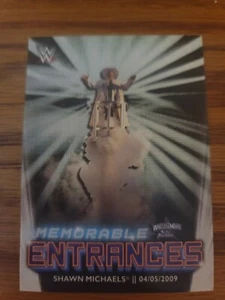2021 Topps WWE Memorable Entrances ME-4 Shawn Michaels WrestleMania 25 - Picture 1 of 2