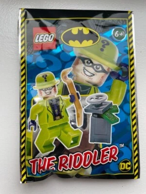 Sealed LEGO DC Super Heroes Riddler (Lime Green Suit) 212009 Batman - Image 1 of 4