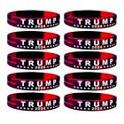 1-100pcs Trump 2024 Take America Back Campaign Silicone Band Bracelet