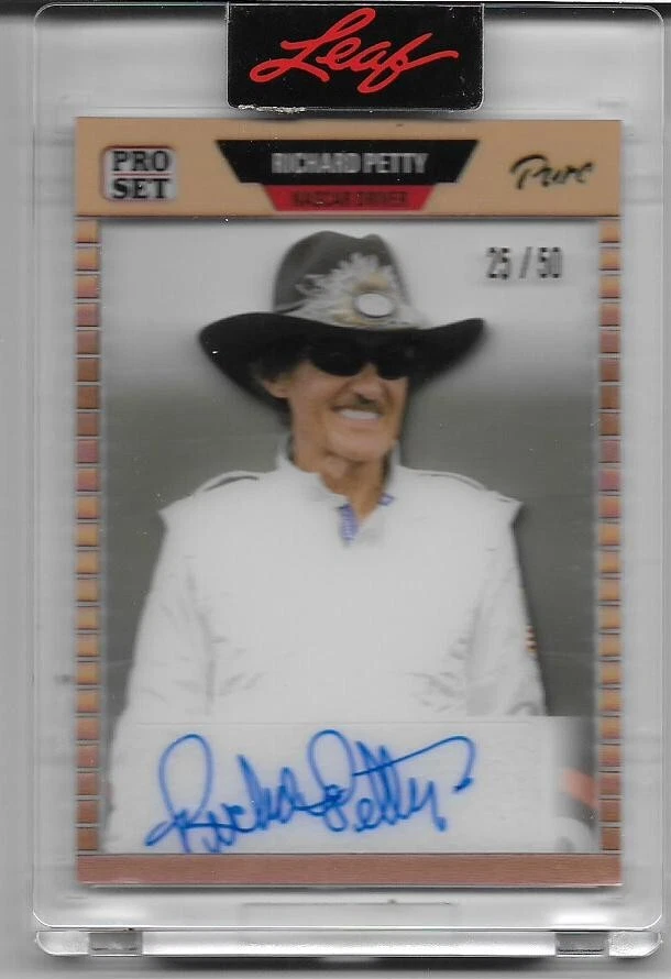 Richard Petty 2023 Leaf Pro Set Pure Auto #25/50 - Image 1 of 1