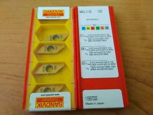 SANDVIK MAGL 3 125 1025 5 PIEZAS INSERTOS DE CARBURO ORIGINALES (P+M+N) - Imagen 1 de 2