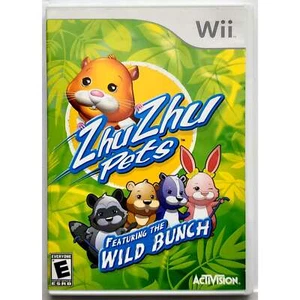 Zhu Zhu Pets 2 Featuring The Wild Bunch - Nintendo Wii Pristine Authentic - Picture 1 of 11