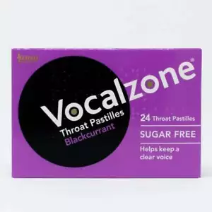 Vocalzone schwarze Johannisbeerpastille 24 beruhigt und reinigt Stimme & Halsreizungen - Bild 1 von 1