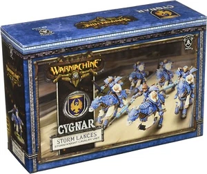 Warmachine Cygnar Storm Lances Storm Knight Calvary Unit SEALED PIP 31114 - Picture 1 of 2