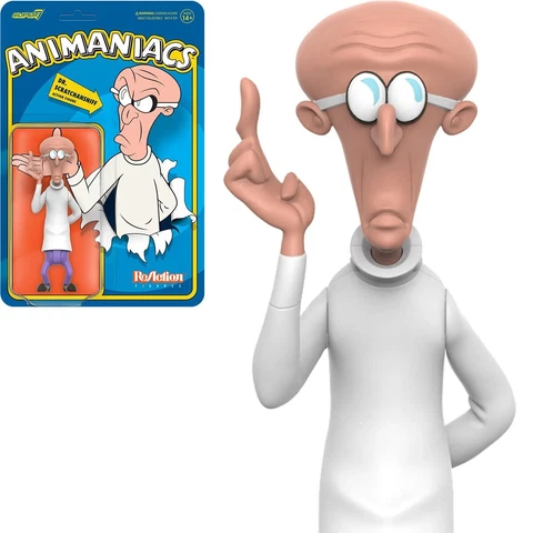 Dr. Scratchansniff Animaniacs Super7 Reaction Action Figure Cover