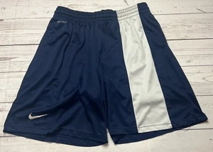 Nike Dri Fit Youth Boys Basketball Shorts Sz Large Blue - Picture 1 of 6