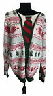  ugly christmas Holiday Knit Long Sleeve sweater xl tie