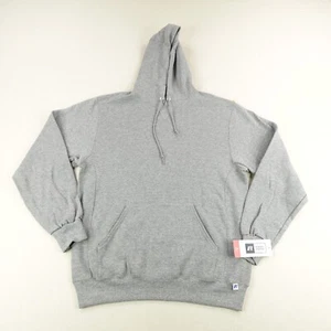 Russell Athletic Hoodie Mens Large Gray Oxford Pullover Sweatshirt Sweater NEW - Picture 1 of 11