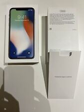 Apple iPhone X - 256GB - Silver (MQA92LL/A) [BOX ONLY]