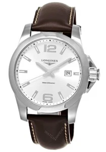 Reloj Longines Conquest 43mm Correa Cuero Marrón L3.760.4.76.5 - Imagen 1 de 5