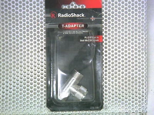 RadioShack PL-259 Male to Dual SO-239 Female T-Adapter (278-198) - Picture 1 of 2