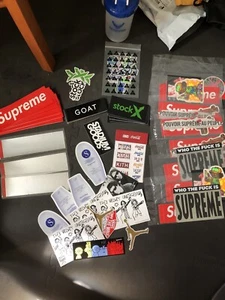 Supreme Sticker Lot Authentic *READ TO SEE EXACTLY WHAT U ARE GETTING* - Picture 1 of 5
