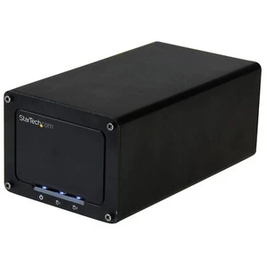 Star Tech Aluminium 2-Drive External Enclosure for Dual 2.5" SSD/HDD SATA Drives - Picture 1 of 4