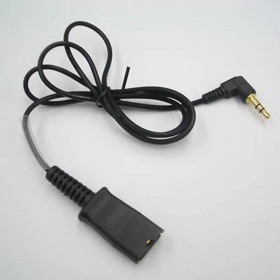 Plantronics Headset Cable 3.5mm to QD 40845-01 for Alcatel 8028 8029 8038 & 8039 - Image 1 of 2