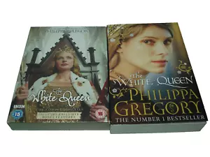The White Queen - Philippa Gregory 4 disc dvd 2013 + paperback book Free P & P - Foto 1 di 10