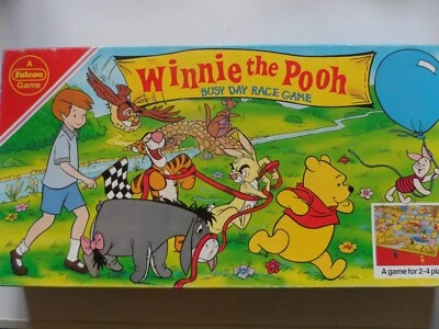 Vintage Falcon Winnie the Pooh Busy Day Race Game Great condition complete. - Image 1 of 4