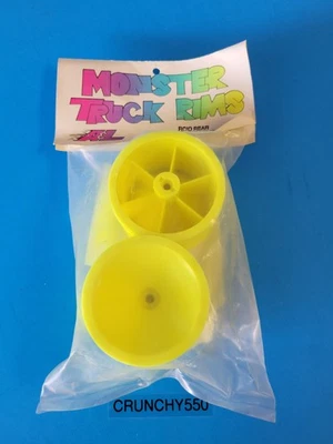 A&L Stadium Truck Conversion Wheels Rear Associated RC10 Yellow 2.2 Rims 5053-Y - Image 1 of 4