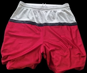 Champion Basketball Shorts-silber/Rot-Shiny vintage-Basketball Short-Gr. XL - Bild 1 von 4
