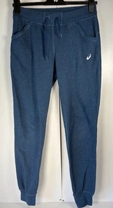 ASICS Joggers Mens Medium Blue Cotton Blend - Picture 1 of 9