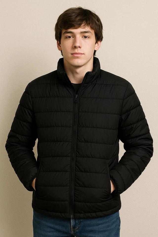 The Children’s Place Puffer Jacket Water Resistant Size 3XL (18) Black Unisex - Image 1 of 4