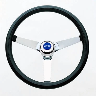 Chevrolet Camaro SS 1969-89 14,75" volante cromado con kit de instalación Foto 1 de 4