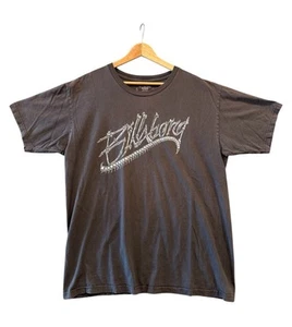 Camicia Vintage Billabong Cyber Y2K Metallizzata Taglia Large Surf Skate - Foto 1 di 3