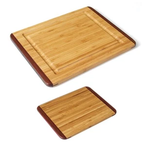 Juego de 2 tablas de cortar Island Bamboo Pakkawood, 14 x 11 pulgadas, 9 x 7 pulgadas, - Imagen 1 de 1