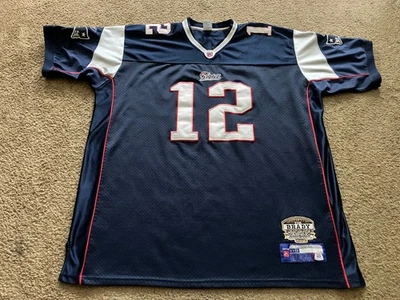 Parche Camiseta Tom Brady Super Bowl Reebok NE Patriots Limited de 288 Talla 60 Foto 1 de 4