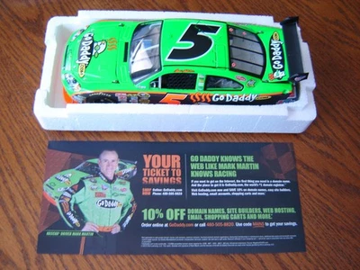 #5 Mark Martin GoDaddy Hendrick Motors 2010 IMPALA SS COT 1/24 Action - Image 1 of 4