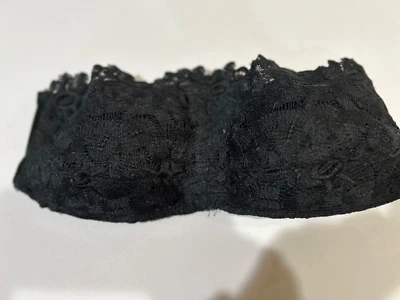 Aerie Intimates Women’s Size M Strapless Bandeau Bra Bralette Black Padded - Image 1 of 4