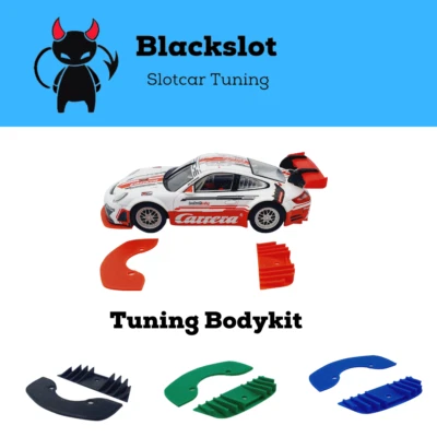 Carrera Digital 132 Bodykit Porsche Gt3 Zubehör Tuning Kleinteil Set für Autos